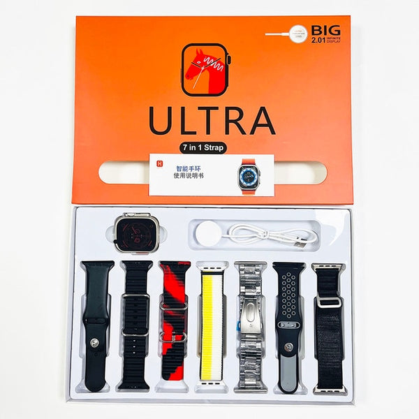 SMART WATCH 7IN1 WITH METAL STRAP