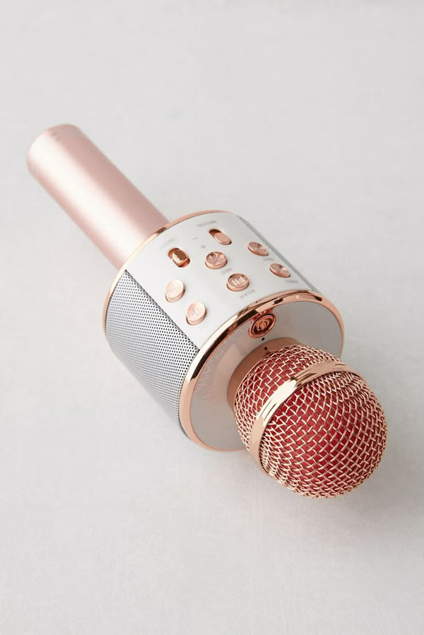 WS858 Wireless Bluetooth Karaoke Microphone ,Portable karaoke wireless microphone for Home Party Birthday
