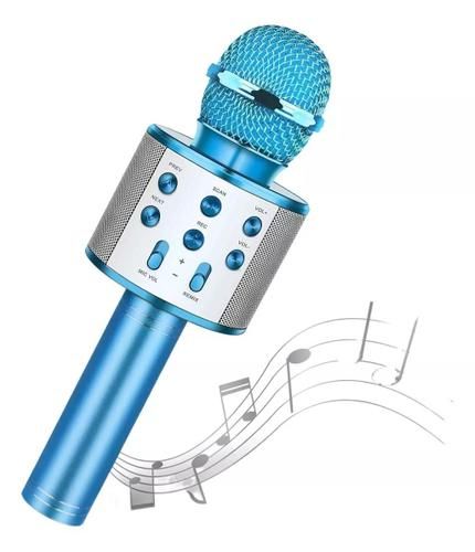 WS858 Wireless Bluetooth Karaoke Microphone ,Portable karaoke wireless microphone for Home Party Birthday