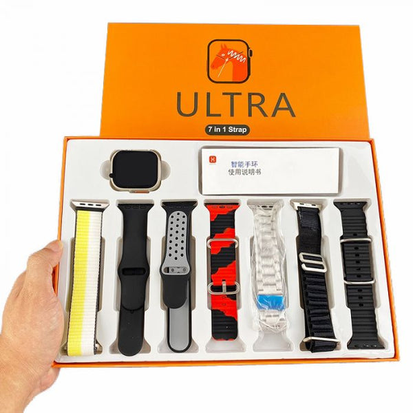 SMART WATCH 7IN1 WITH METAL STRAP